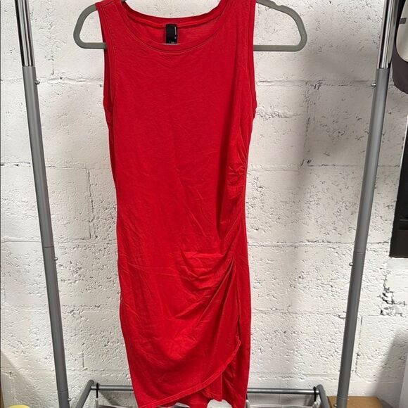 Bobi Red Sheath Mini Dress for a Night Out - Scrunch Side - NWOT - Size XS - Picture 1 of 4